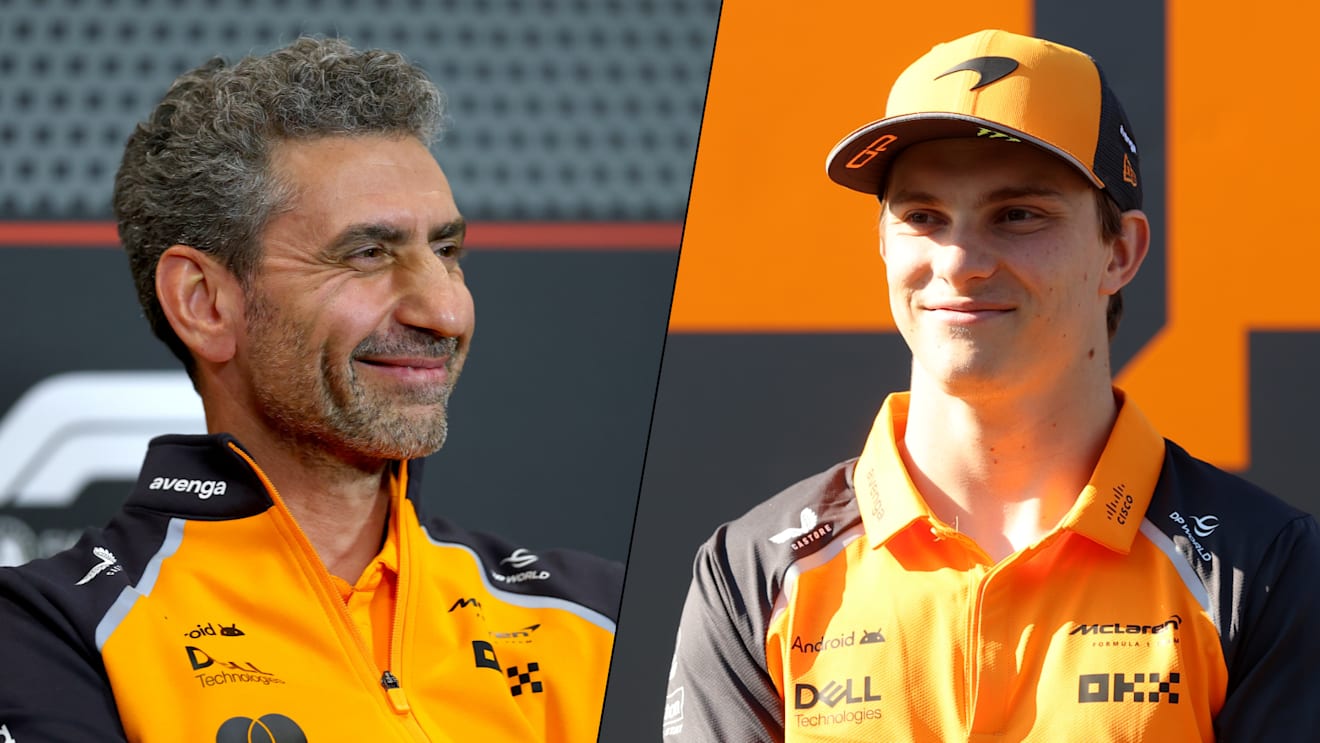 IMOLA, ITALY - MAY 15: Oscar Piastri of Australia and McLaren looks on in the Paddock during